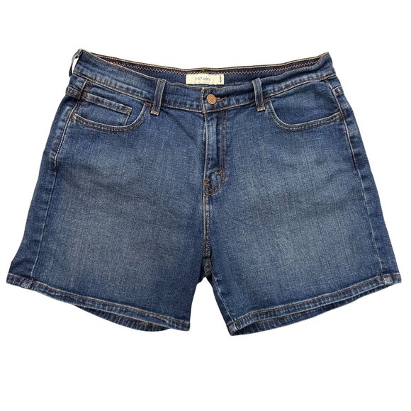 Levi's Pants - Levis 515 Womens Jean Shorts Sz 12 Cotton Stretch Denim 5" Inseam Dark Wash